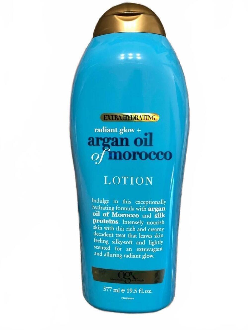 OGX Argan Oil Morocco Body Lotion, Extra Hydrating Creamy Skin Care